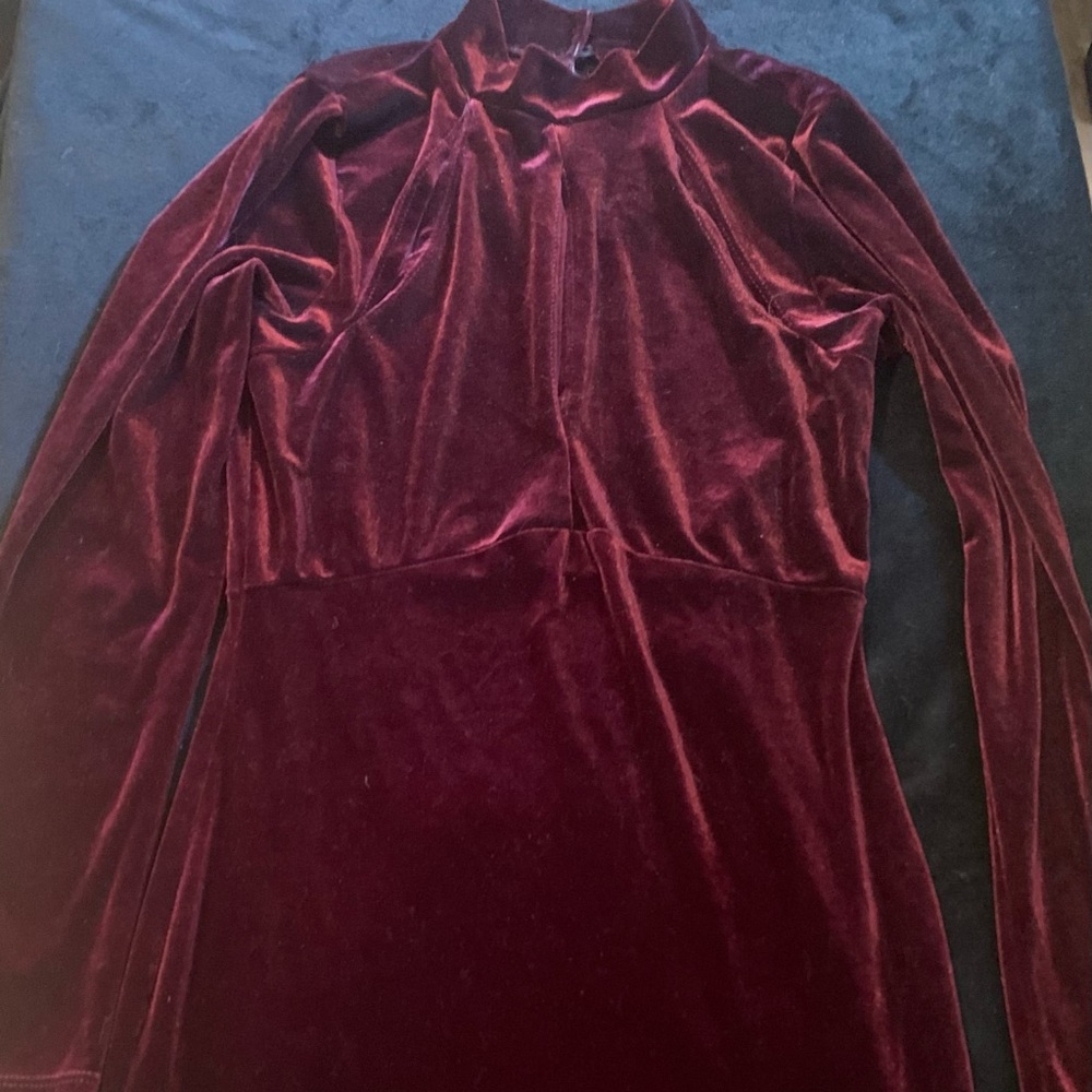 Burgundy Dress